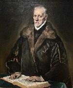El Greco Portrait of Dr oil painting artist